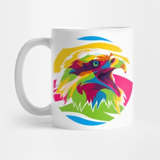 The Colorful American Bald Eagle Mug